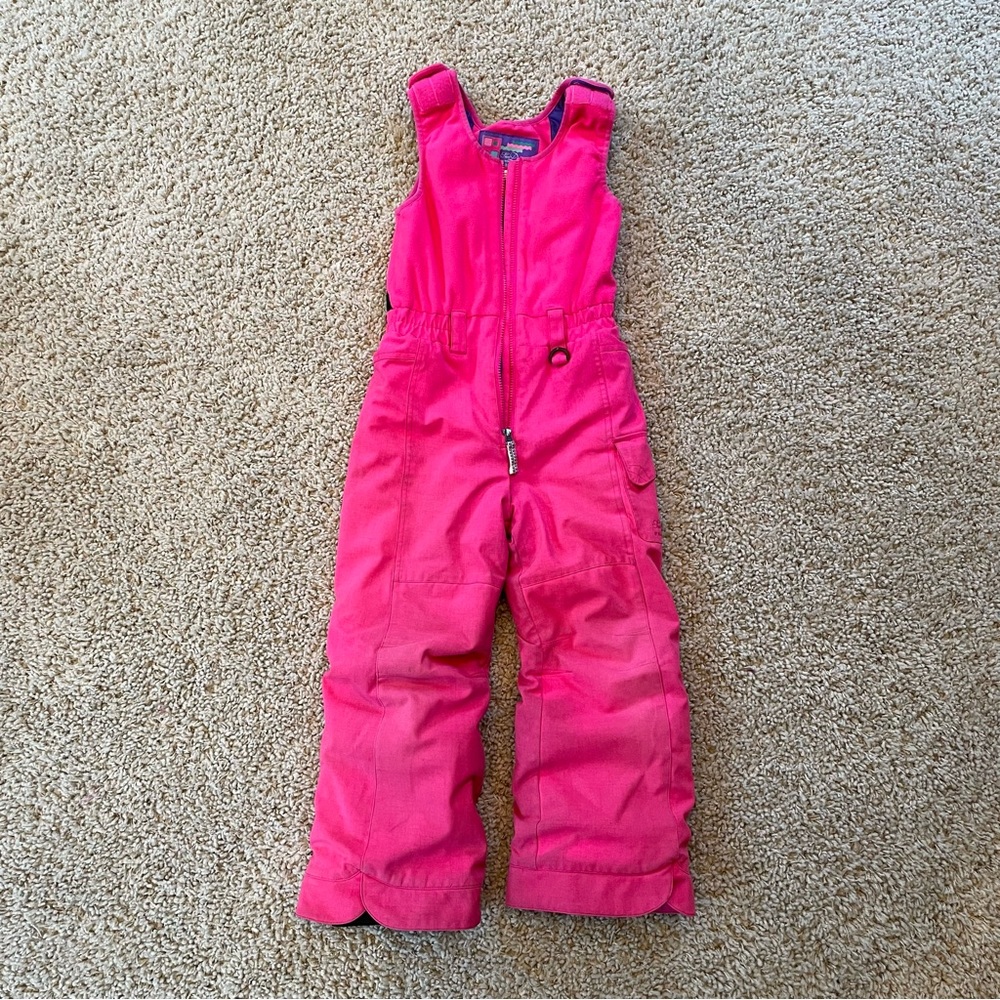 Kids Boulder Gear snow bibs size 7
